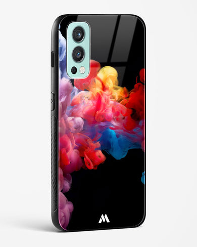 Darker than Night Ink Burst Glass Case Phone Cover (OnePlus)