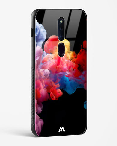 Darker than Night Ink Burst Glass Case Phone Cover (Oppo)