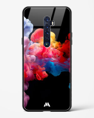 Darker than Night Ink Burst Glass Case Phone Cover (Oppo)