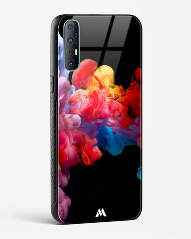 Darker than Night Ink Burst Glass Case Phone Cover (Oppo)