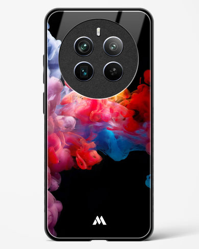 Darker than Night Ink Burst Glass Case Phone Cover (Realme)