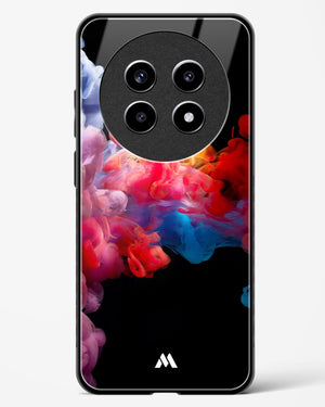 Darker than Night Ink Burst Glass Case Phone Cover (Realme)