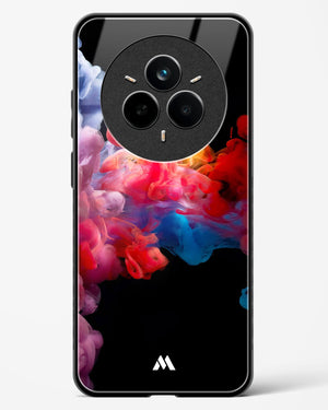 Darker than Night Ink Burst Glass Case Phone Cover (Realme)