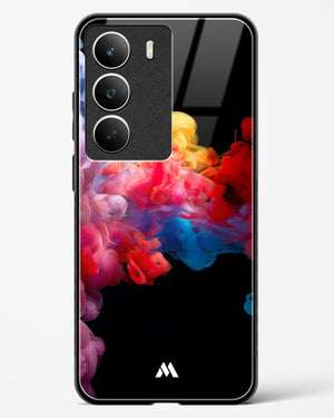 Darker than Night Ink Burst Glass Case Phone Cover (Realme)