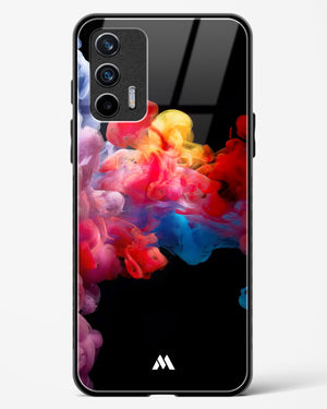 Darker than Night Ink Burst Glass Case Phone Cover (Realme)