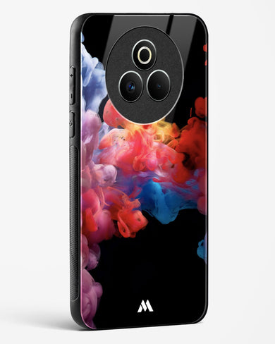 Darker than Night Ink Burst Glass Case Phone Cover (Realme)