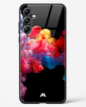 Darker than Night Ink Burst Glass Case Phone Cover-(Samsung)