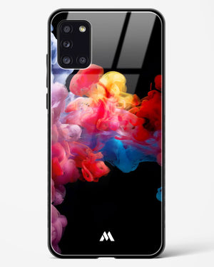 Darker than Night Ink Burst Glass Case Phone Cover (Samsung)