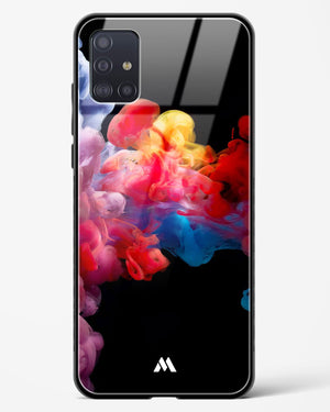 Darker than Night Ink Burst Glass Case Phone Cover (Samsung)