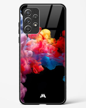 Darker than Night Ink Burst Glass Case Phone Cover (Samsung)