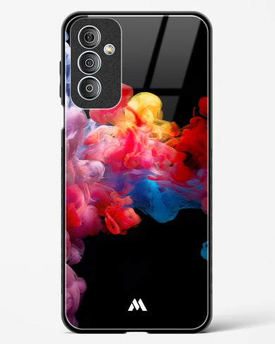 Darker than Night Ink Burst Glass Case Phone Cover (Samsung)