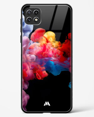 Darker than Night Ink Burst Glass Case Phone Cover (Samsung)