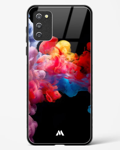 Darker than Night Ink Burst Glass Case Phone Cover (Samsung)