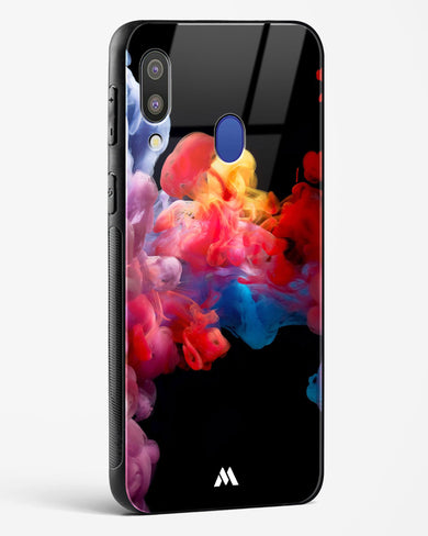 Darker than Night Ink Burst Glass Case Phone Cover (Samsung)