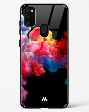 Darker than Night Ink Burst Glass Case Phone Cover (Samsung)