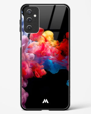 Darker than Night Ink Burst Glass Case Phone Cover (Samsung)