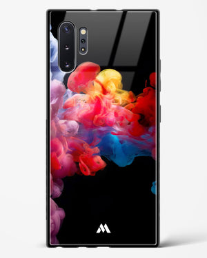 Darker than Night Ink Burst Glass Case Phone Cover (Samsung)