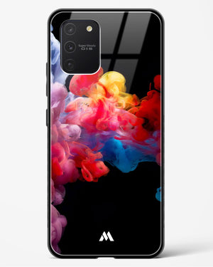 Darker than Night Ink Burst Glass Case Phone Cover (Samsung)
