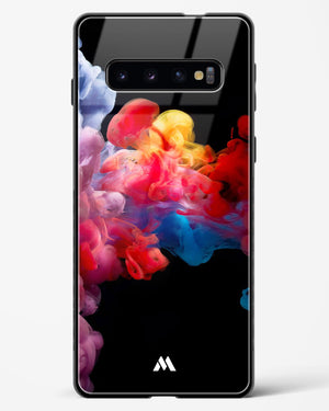 Darker than Night Ink Burst Glass Case Phone Cover (Samsung)