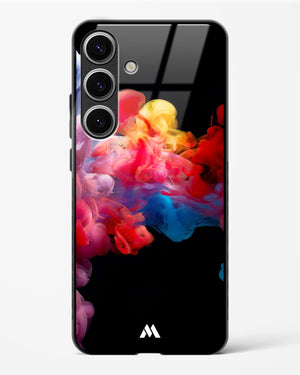 Darker than Night Ink Burst Glass Case Phone Cover (Samsung)