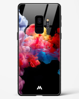 Darker than Night Ink Burst Glass Case Phone Cover (Samsung)