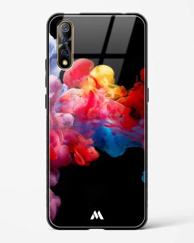 Darker than Night Ink Burst Glass Case Phone Cover (Vivo)