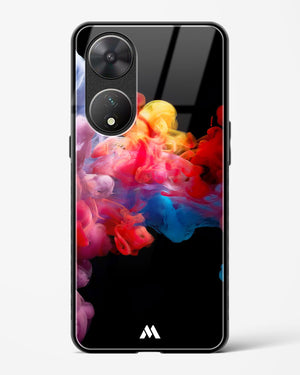 Darker than Night Ink Burst Glass Case Phone Cover (Vivo)