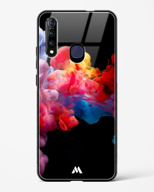 Darker than Night Ink Burst Glass Case Phone Cover (Vivo)