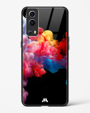 Darker than Night Ink Burst Glass Case Phone Cover (Vivo)