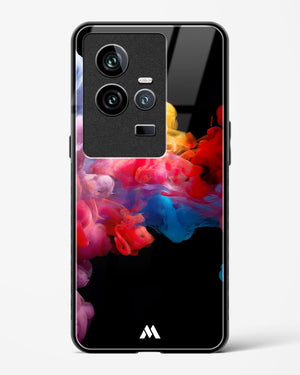 Darker than Night Ink Burst Glass Case Phone Cover (Vivo)