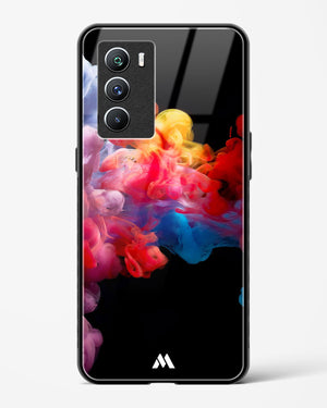 Darker than Night Ink Burst Glass Case Phone Cover (Vivo)