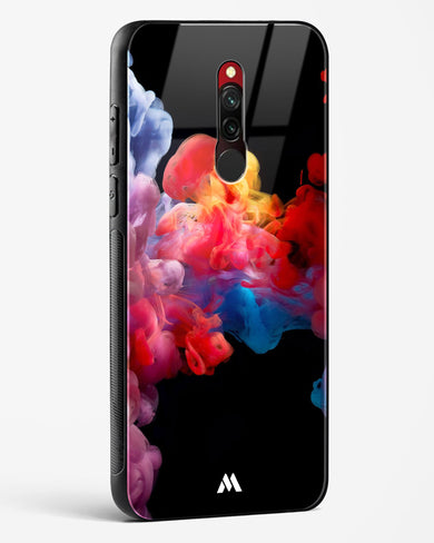 Darker than Night Ink Burst Glass Case Phone Cover-(Xiaomi)