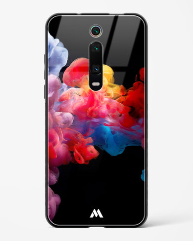 Darker than Night Ink Burst Glass Case Phone Cover-(Xiaomi)