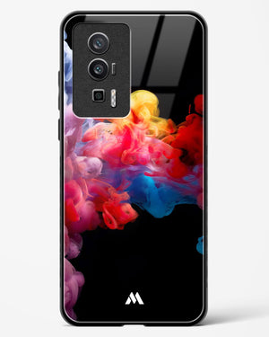 Darker than Night Ink Burst Glass Case Phone Cover-(Xiaomi)