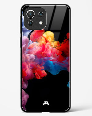 Darker than Night Ink Burst Glass Case Phone Cover-(Xiaomi)