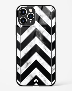 Warrior Stripe Marble Glass Case Phone Cover (Apple)