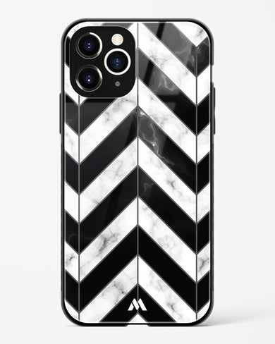 Warrior Stripe Marble Glass Case Phone Cover (Apple)