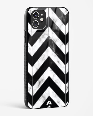 Warrior Stripe Marble Glass Case Phone Cover (Apple)