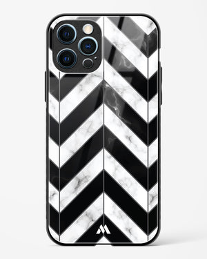 Warrior Stripe Marble Glass Case Phone Cover (Apple)