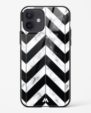 Warrior Stripe Marble Glass Case Phone Cover (Apple)