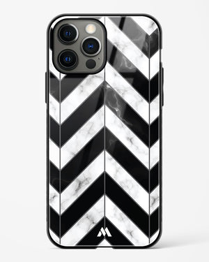 Warrior Stripe Marble Glass Case Phone Cover (Apple)