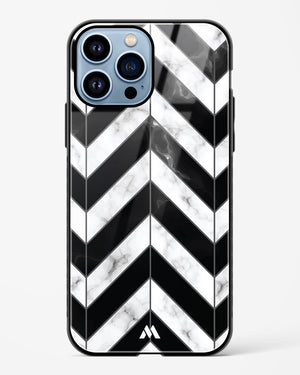 Warrior Stripe Marble Glass Case Phone Cover (Apple)