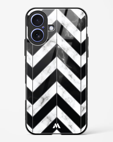 Warrior Stripe Marble Glass Case Phone Cover (Apple)