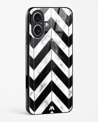 Warrior Stripe Marble Glass Case Phone Cover (Apple)