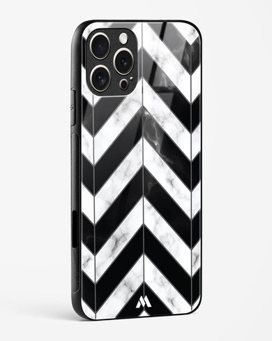 Warrior Stripe Marble Glass Case Phone Cover (Apple)