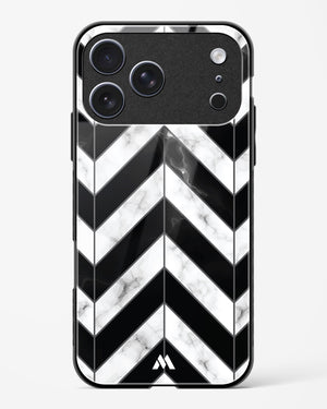 Warrior Stripe Marble Glass Case Phone Cover (Apple)