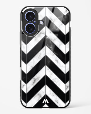 Warrior Stripe Marble Glass Case Phone Cover (Apple)