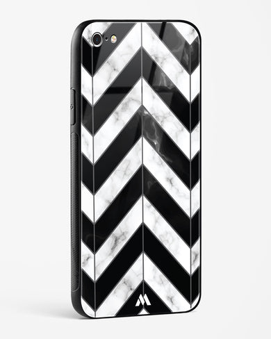 Warrior Stripe Marble Glass Case Phone Cover (Apple)