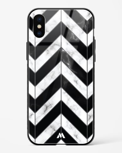 Warrior Stripe Marble Glass Case Phone Cover (Apple)