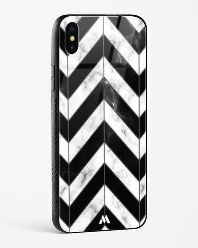 Warrior Stripe Marble Glass Case Phone Cover (Apple)